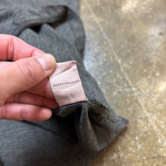 Buck Mason Curved Hem Slub Cotton Short Sleeve T Shirt Men's XL Minimalist - Picture 8 of 9